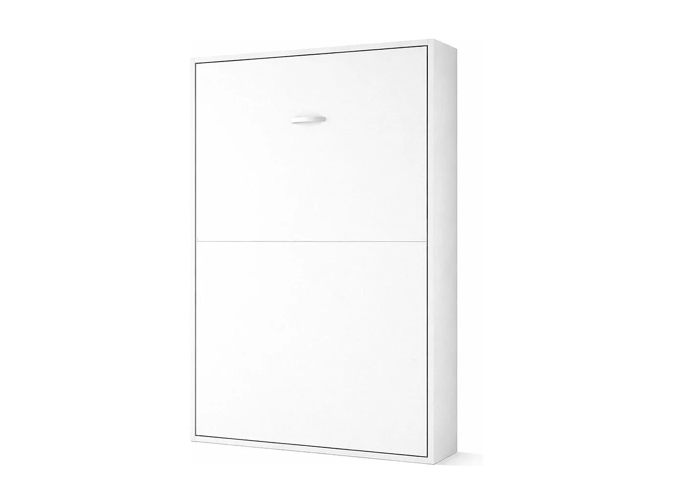 Lit escamotable vertical blanc mat 140x190 LYON