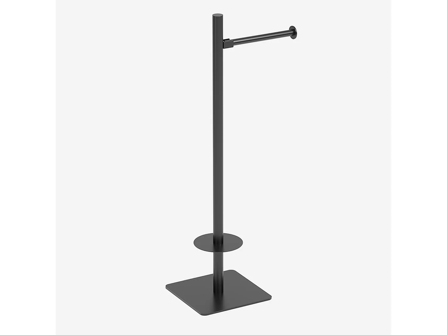 Dérouleur stocker WC inox mat noir ou blanc - DALLAS - BATHBAZAAR