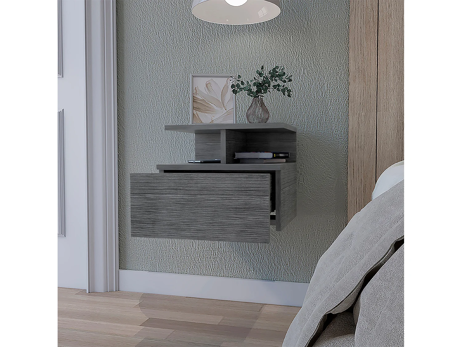 Table de Chevet Suspendue Compacte