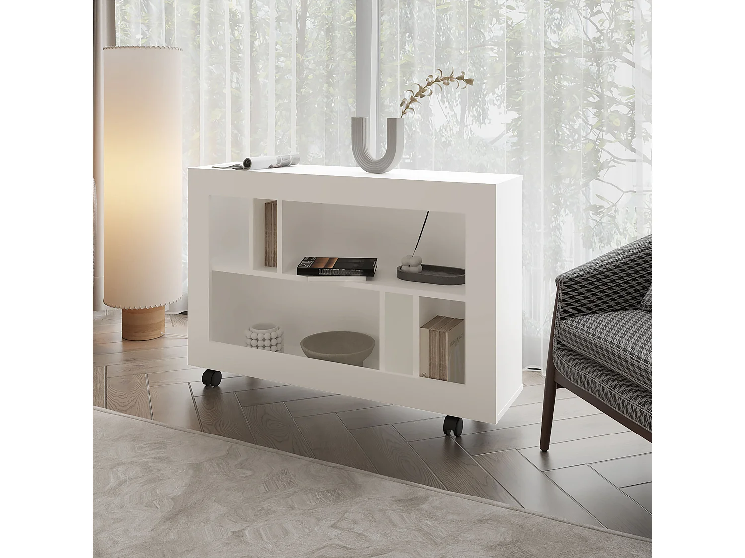 Console Joge avec 2 tiroirs et design élégant et pratique