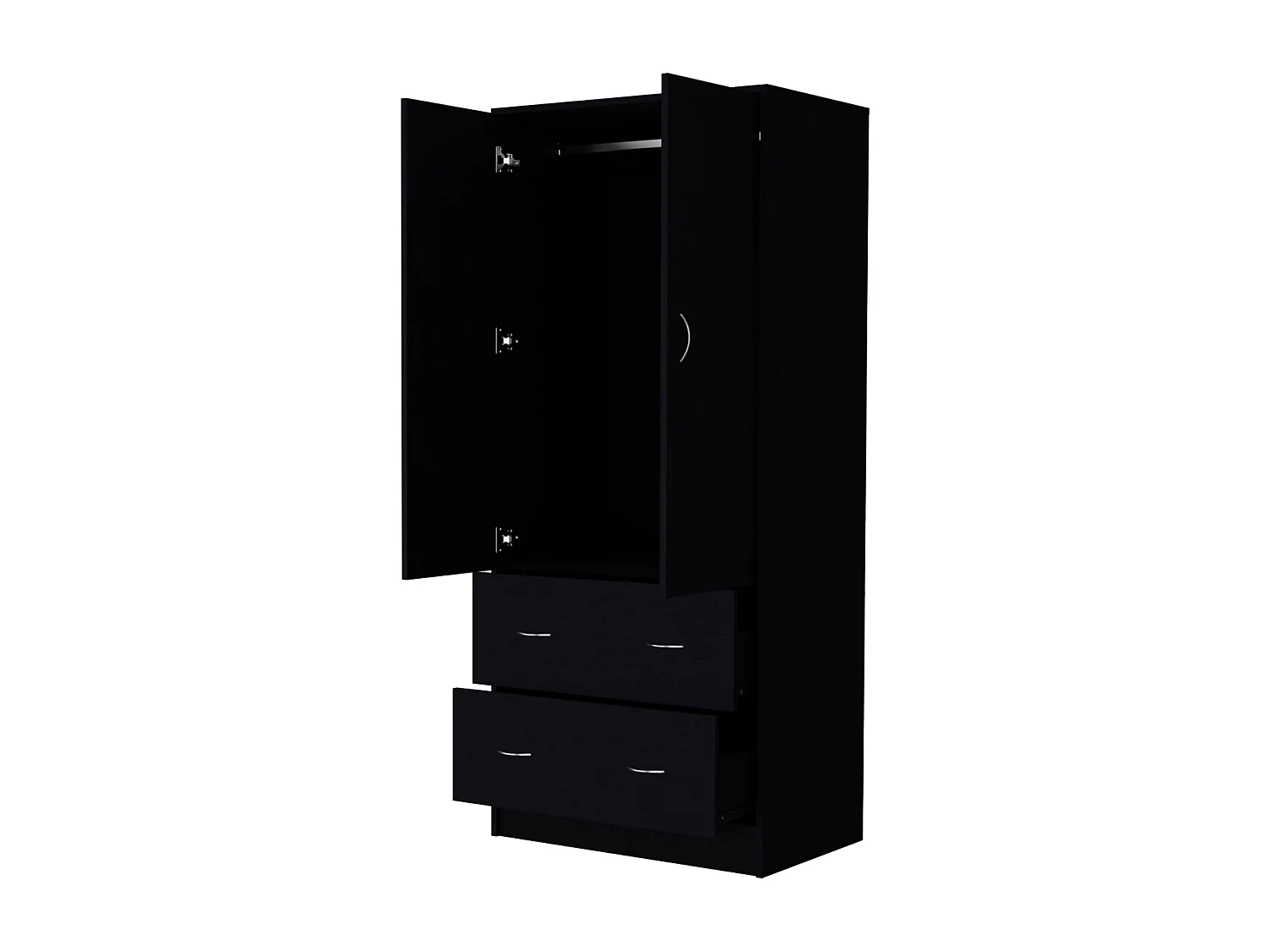 Guarda Roupa Taly 2 Portas 2 Gavetas