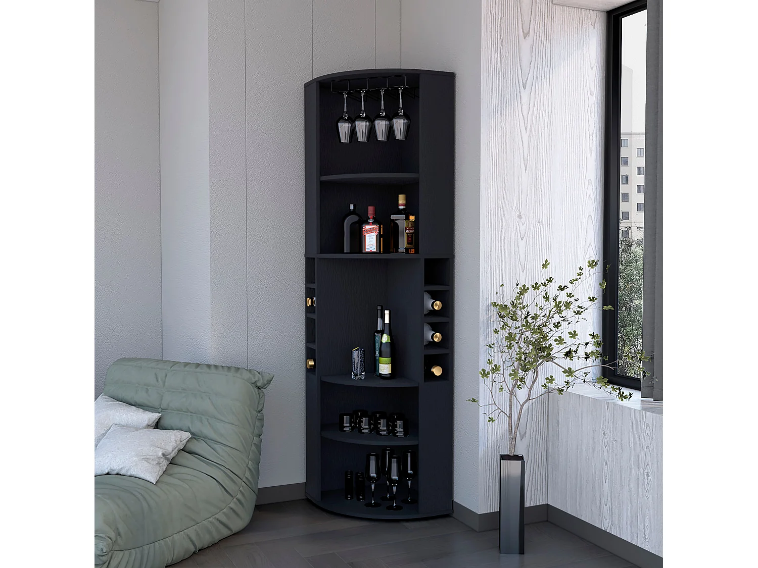 Bar Esquinero Oban con Repisas