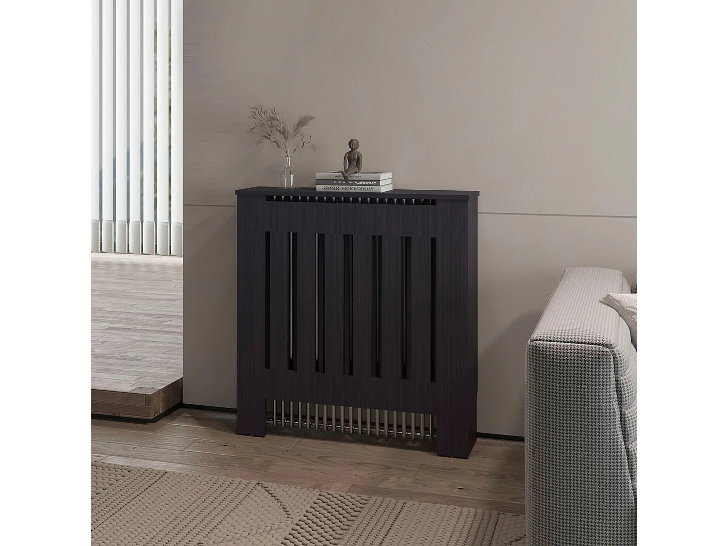 Cubierta para Radiador Río, Diseño Compacto con Almacenamiento Integrado