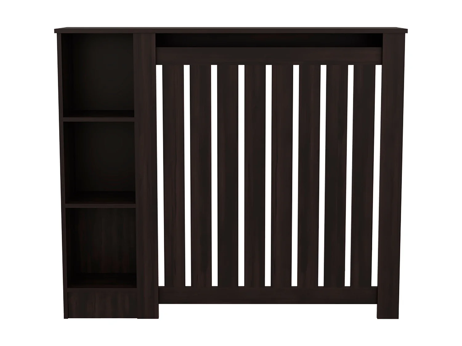 Mueble para Radiador JOSEPH con Rejas y Estantes Abiertos