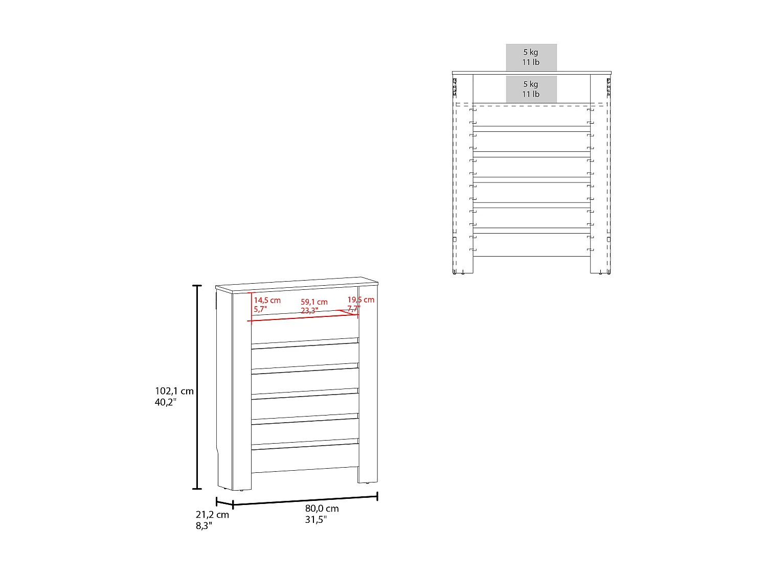 Cache-Radiateur MISTRAL avec Rangement Compact