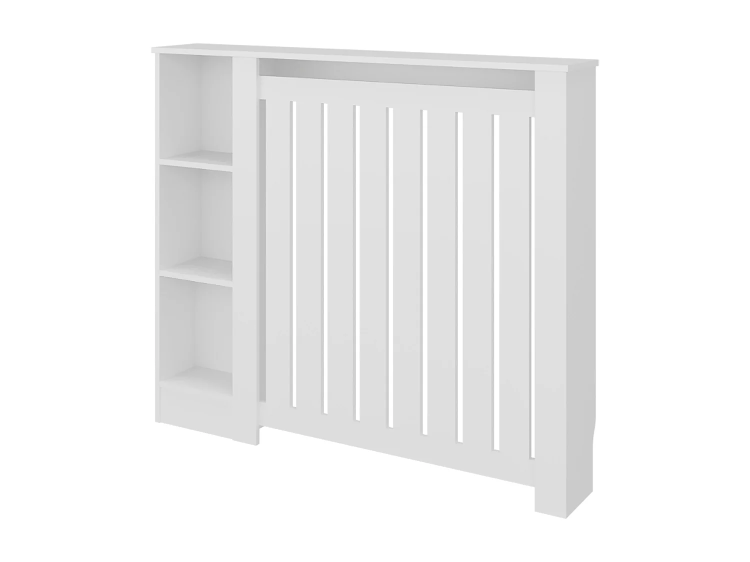 Meuble Cache-Radiateur JOSEPH avec Grilles et Étagères