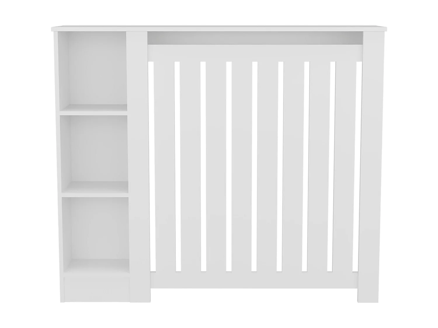 Meuble Cache-Radiateur JOSEPH avec Grilles et Étagères
