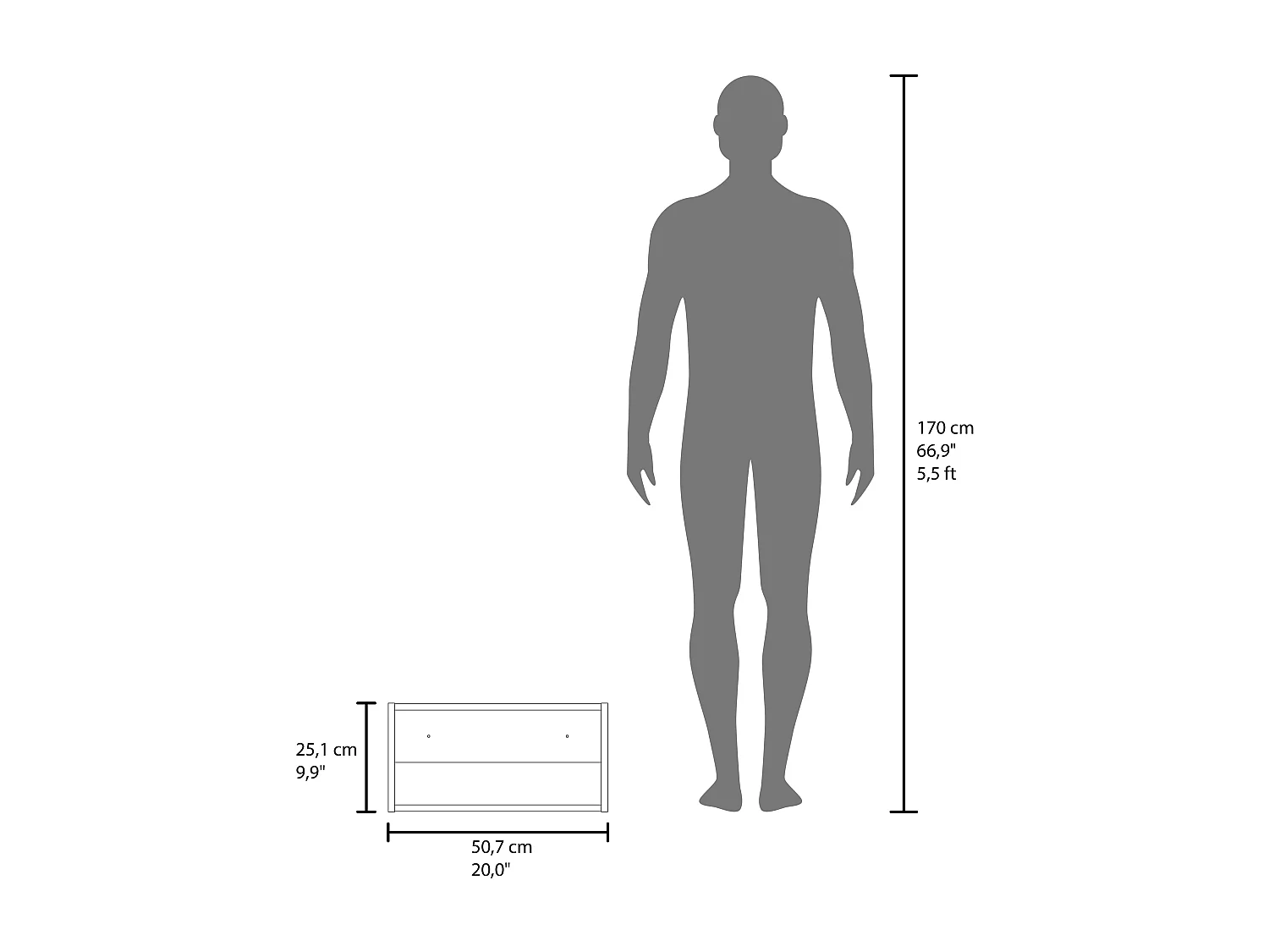 Gabinete de Pared Elsah con Apertura Superior