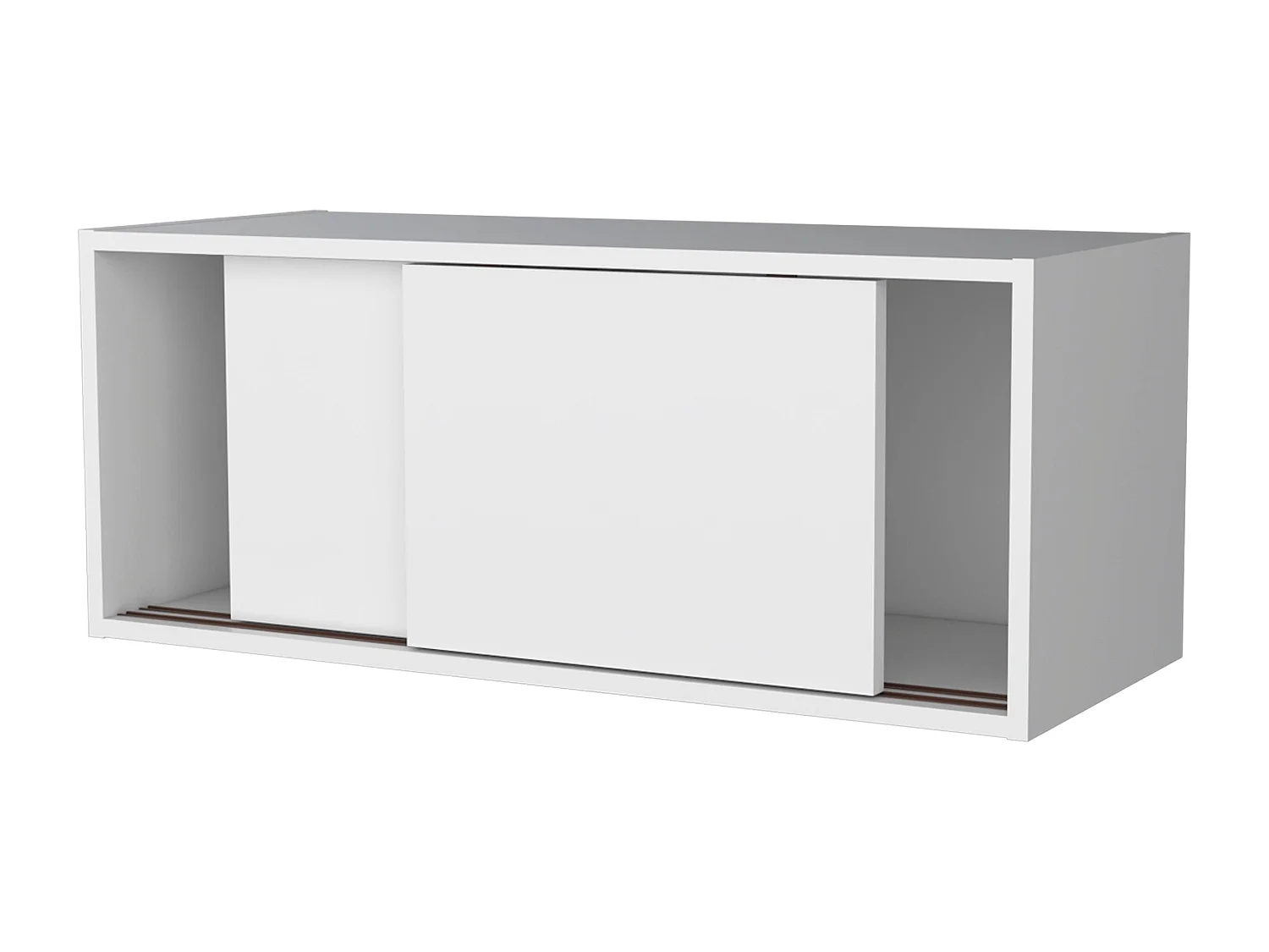 HAZEL Librería Alta con Puertas y Estantes para Almacenamiento Funcional