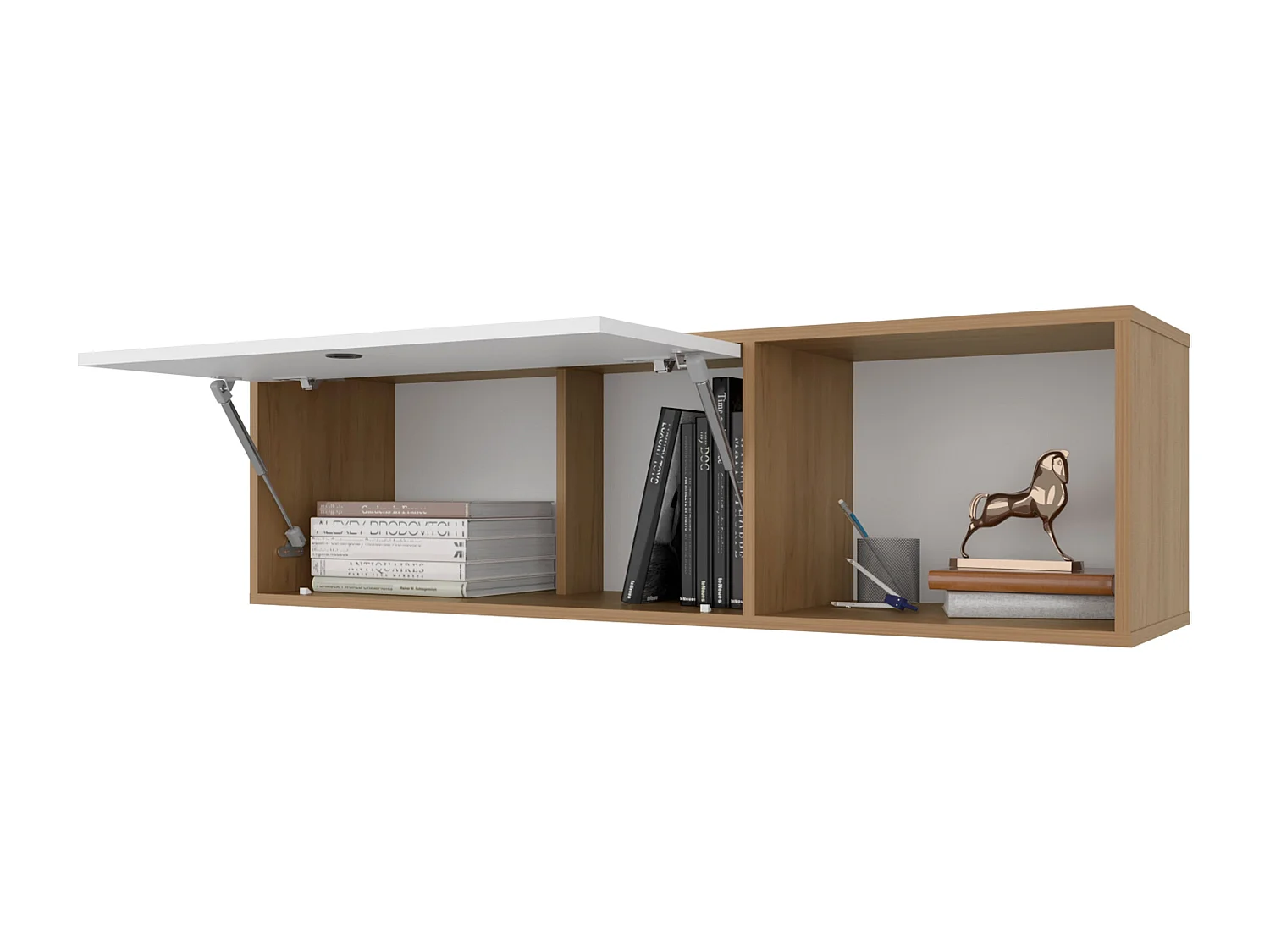 Armoire murale Sahara avec 2 portes et étagères internes