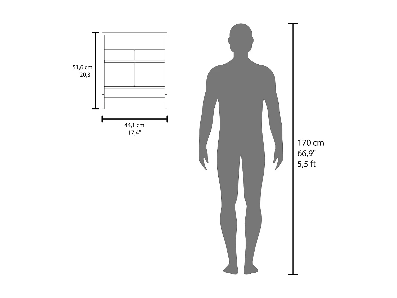 Goodyear botiquín de baño en melamina con barra toalla