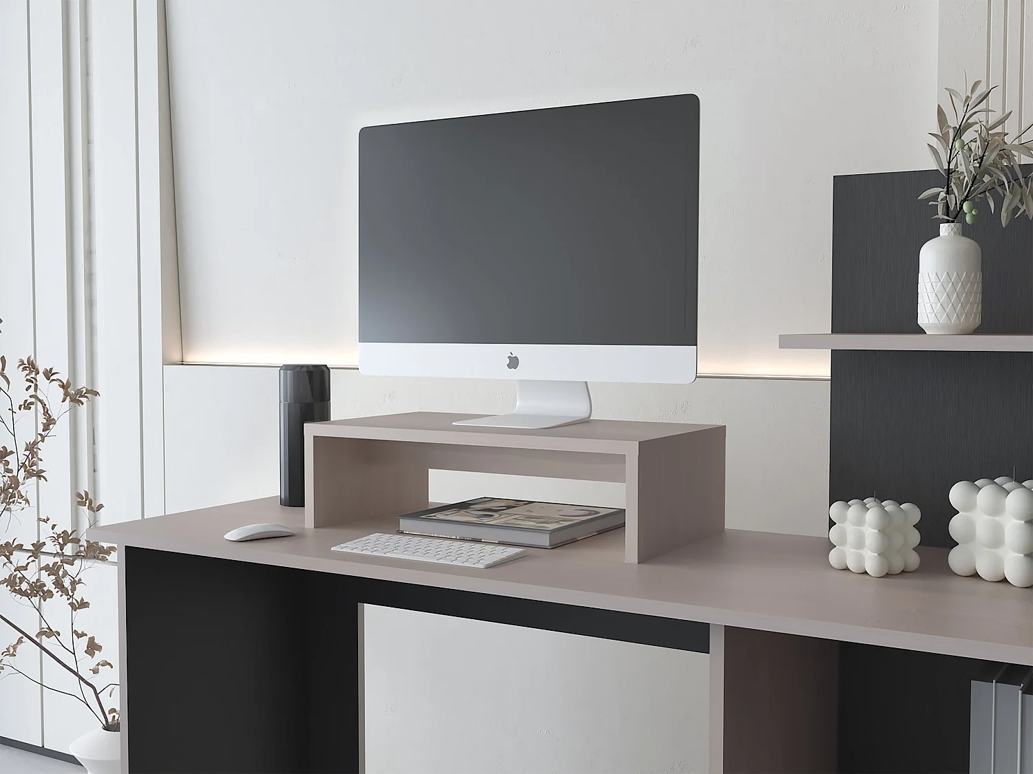 Soporte de monitor Atacama con diseño compacto y moderno