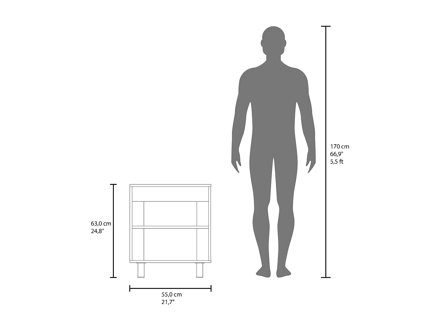 Londres mueble de baño para lavamanos pedestal con puertas dobles
