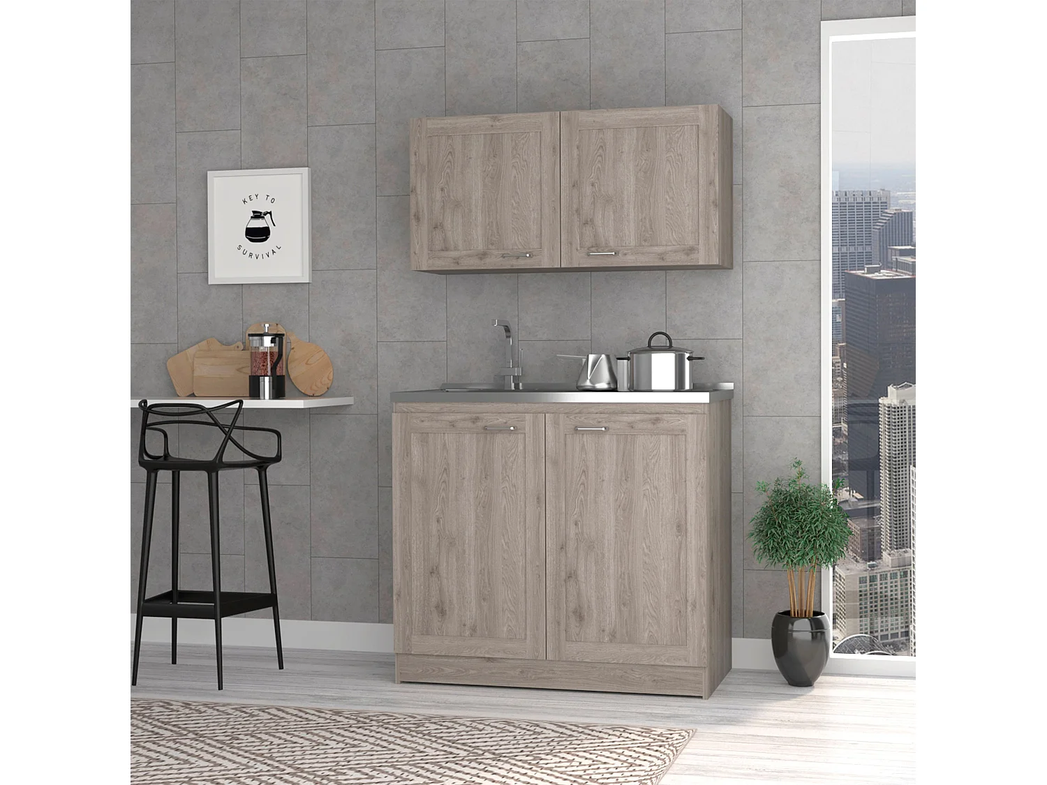 Gabinete Zurich con 2 Puertas