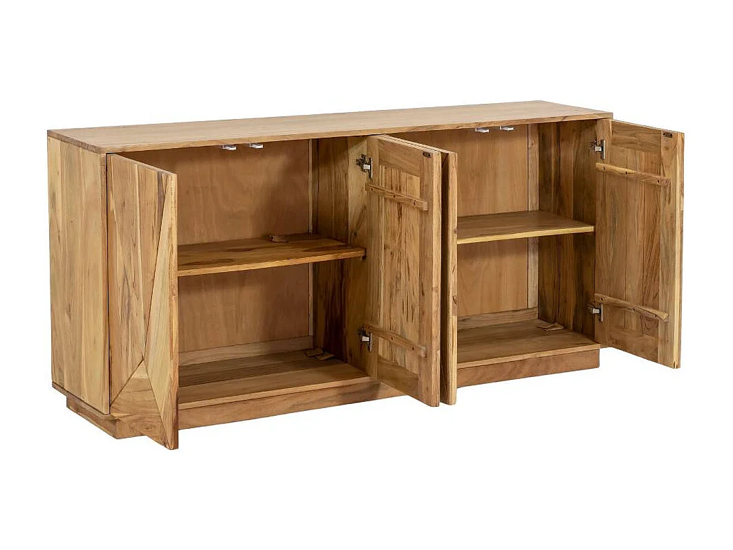 Buffet en bois d'acacia massif Ezéa