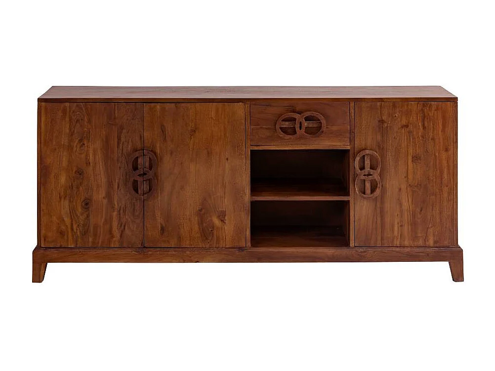 Buffet 3 portes en bois d'acacia Quilla
