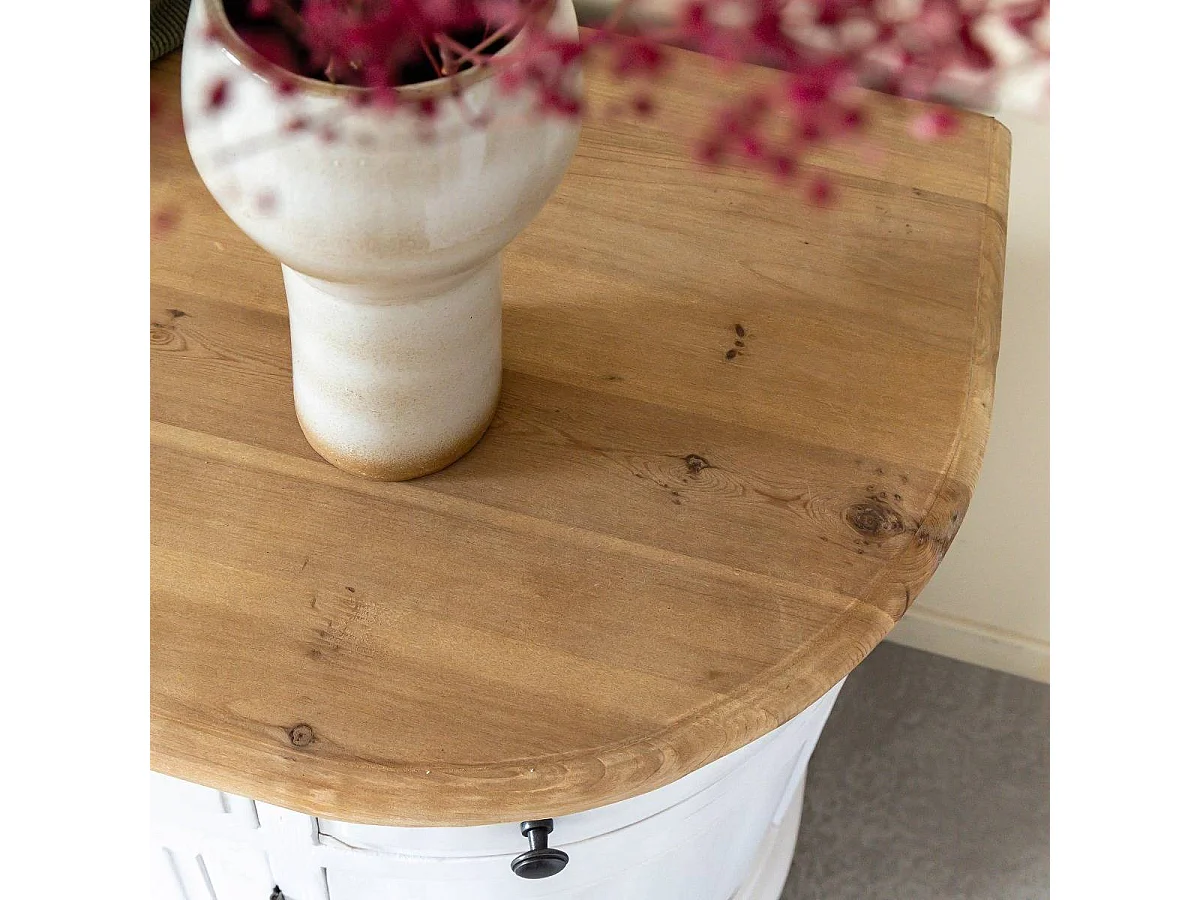 Buffet en bois recyclé blanchi 180 cm Garance