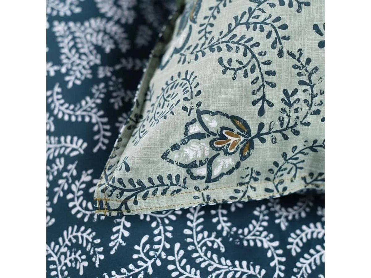 TODAY Sunshine housse de couette 220x240 cm en coton 100% avec 2 taies 63x63 cm