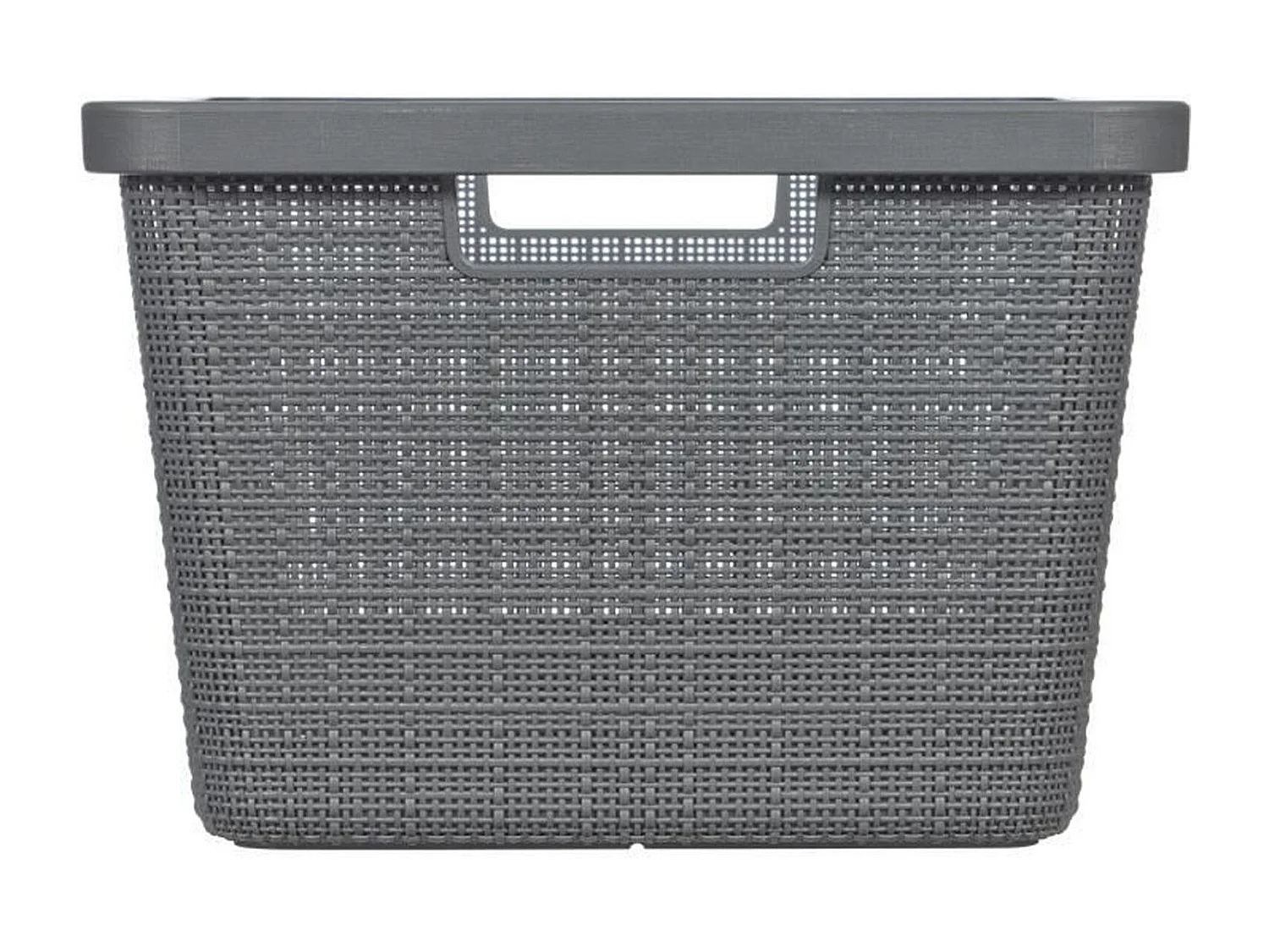 Corbeille à linge Jute - 46 L - Gris