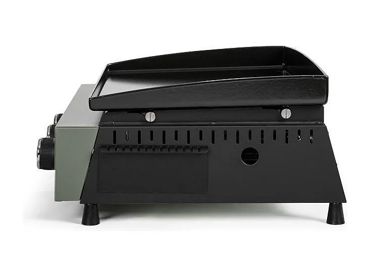 Plancha gaz - LIVOO - DOC324 - 3 brûleurs - Vert / Noir