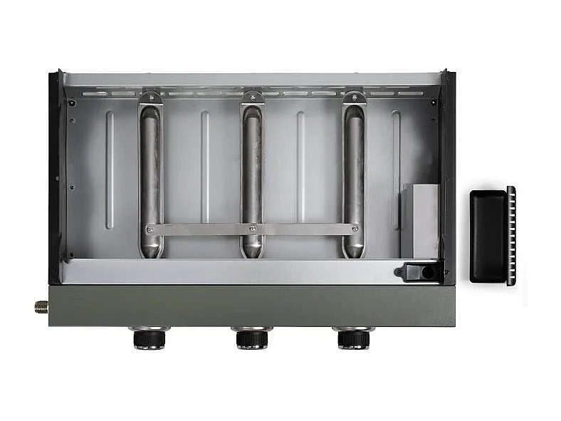 Plancha gaz - LIVOO - DOC324 - 3 brûleurs - Vert / Noir