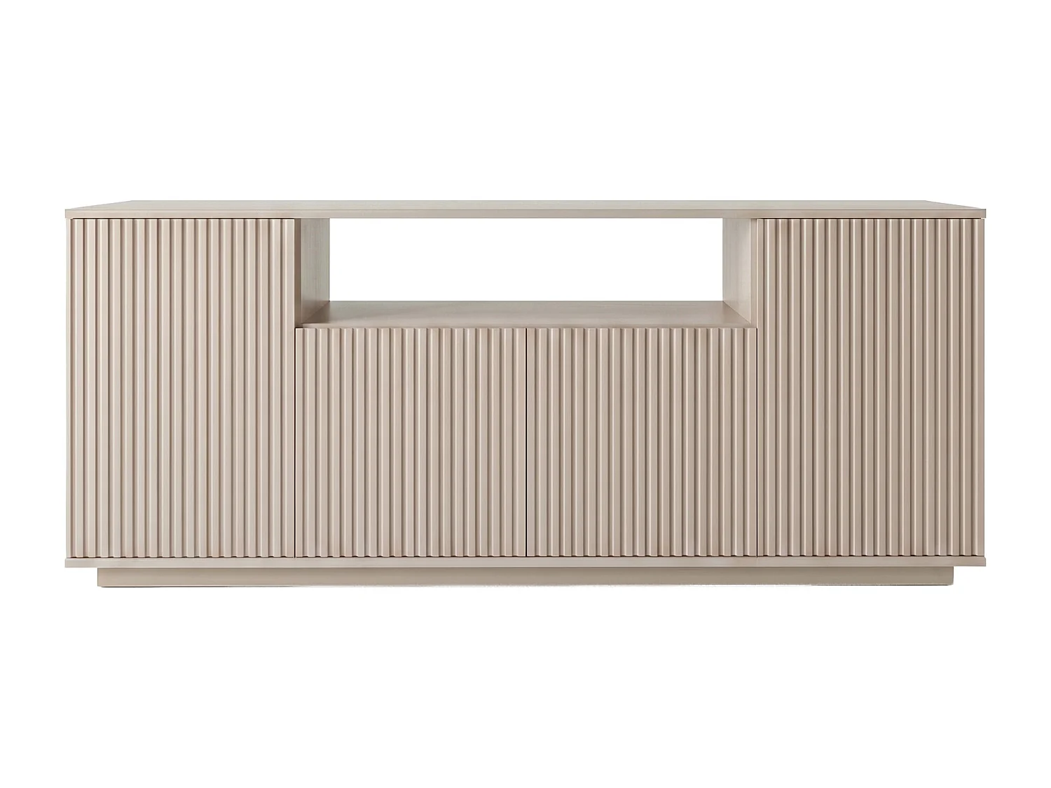 Buffet avec 4 portes et 1 niche - Beige - EROLYA