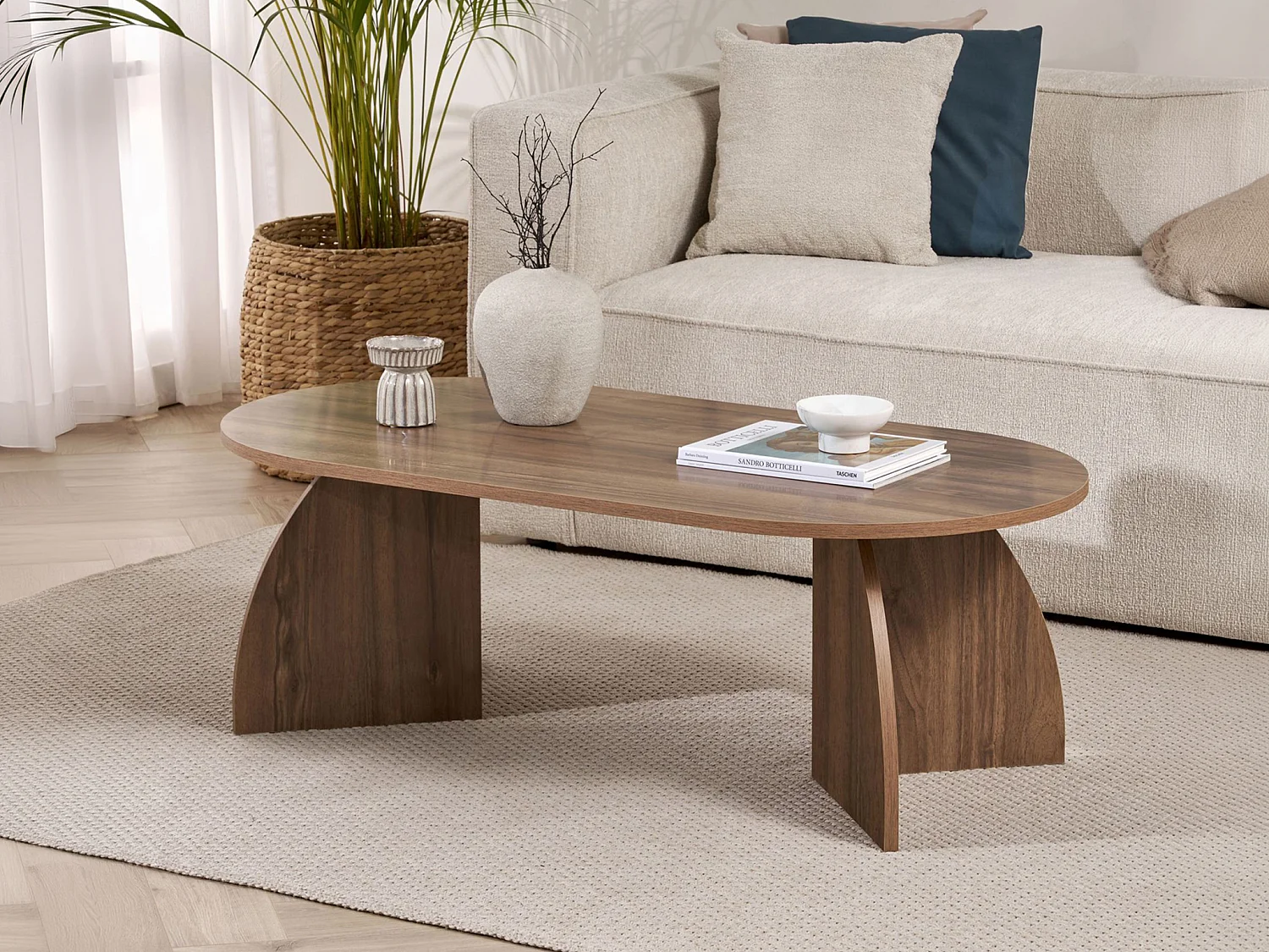Table basse - Naturel foncé - JORELA