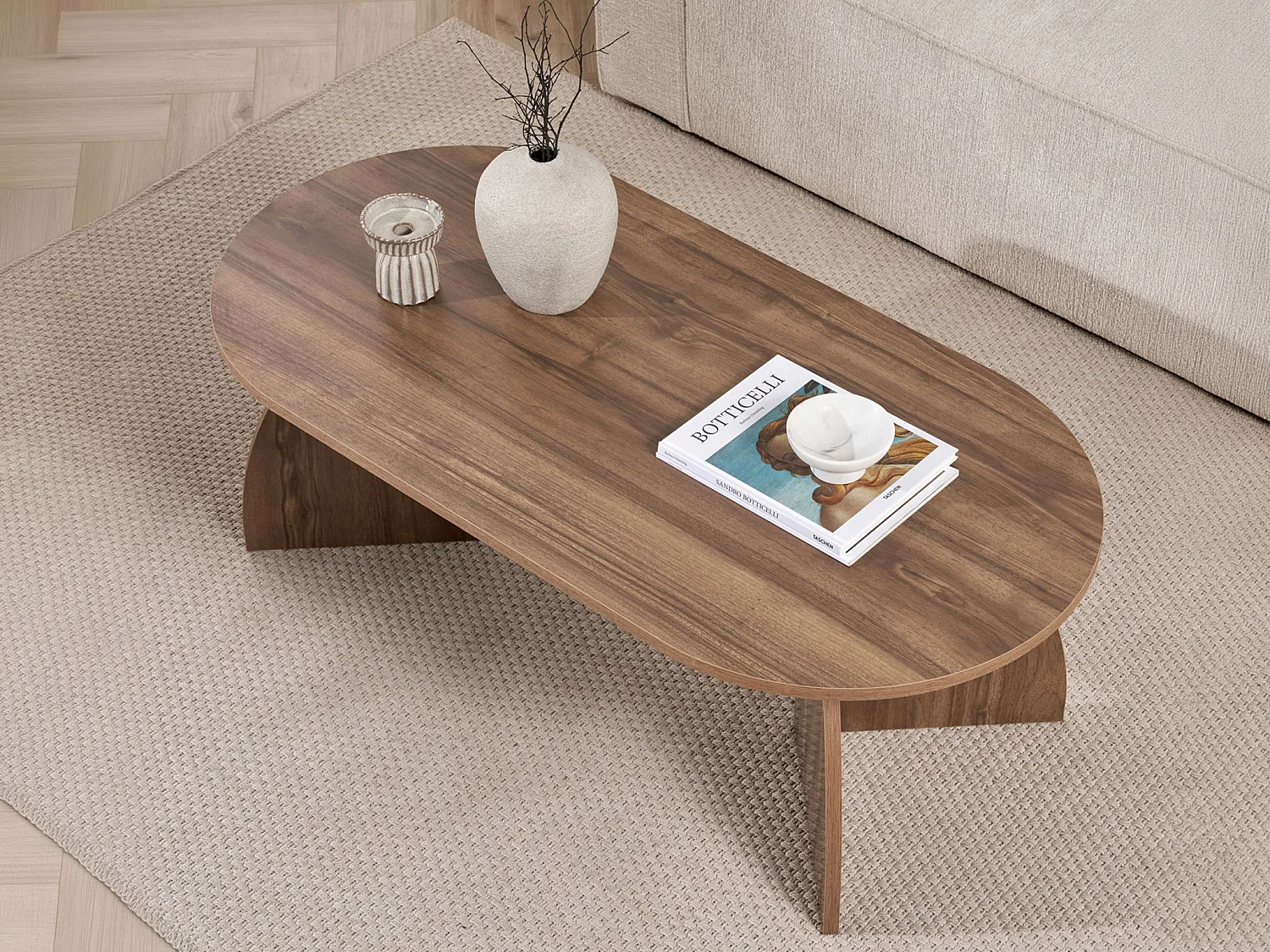 Table basse - Naturel foncé - JORELA