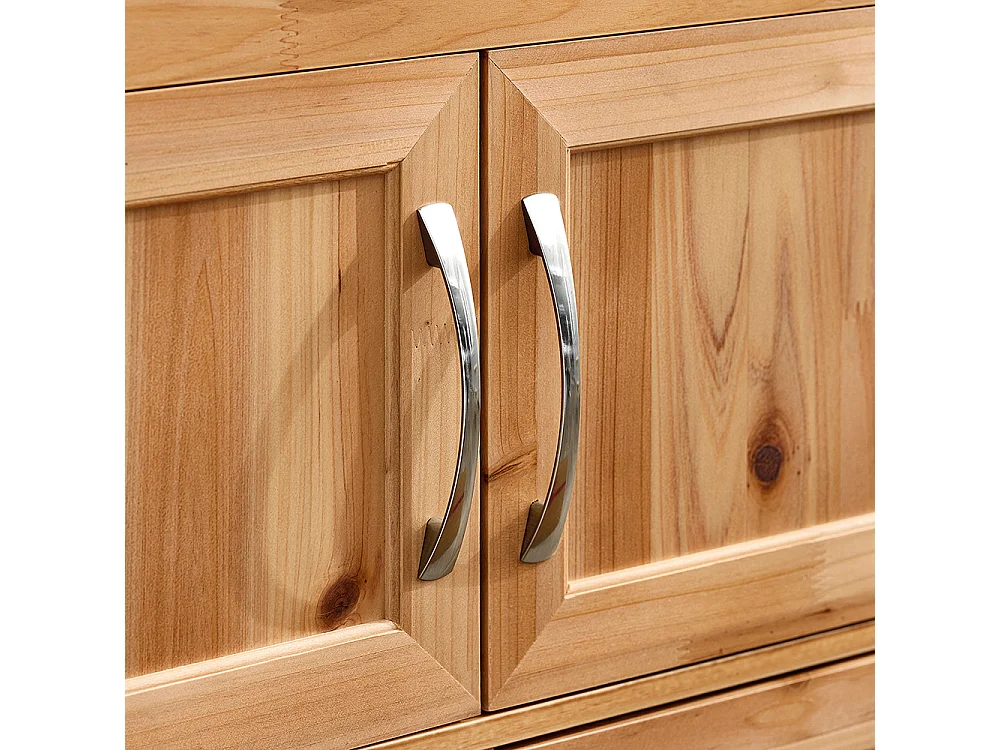 SoBuy Carrinho de cozinha com uma gaveta 75x38x86cm Rústico FKW45-N