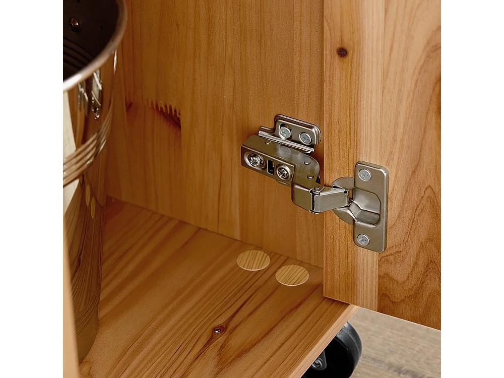 SoBuy Carrinho de cozinha com uma gaveta 75x38x86cm Rústico FKW45-N