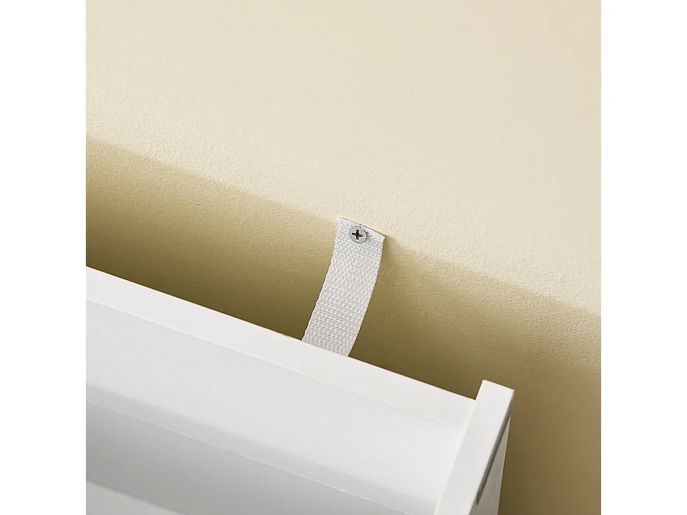 SoBuy Barnbibliotek 1 hylla Vit 68x30x68cm Minimalistisk KMB01-II-W