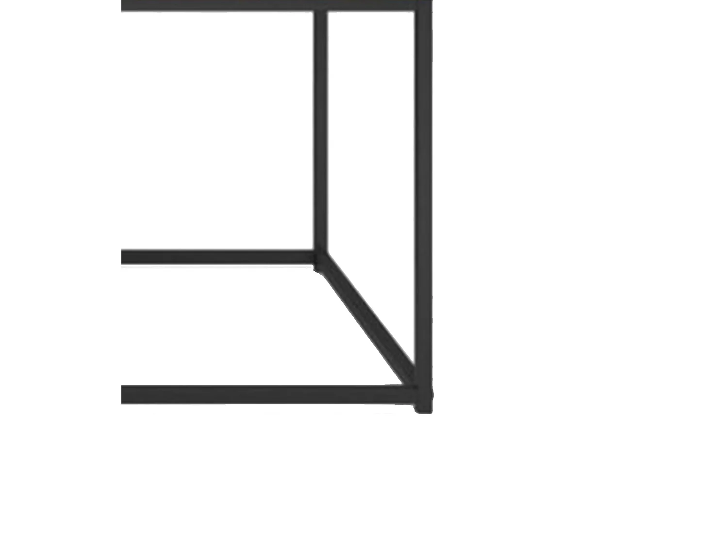 Mesa de centro de estilo industrial 40x90x48 cm con tablero efecto roble en beige Kraft