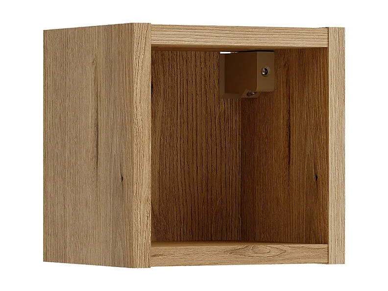 Cubo de almacenamiento para baño VANO 20 cm roble suspendido con nicho