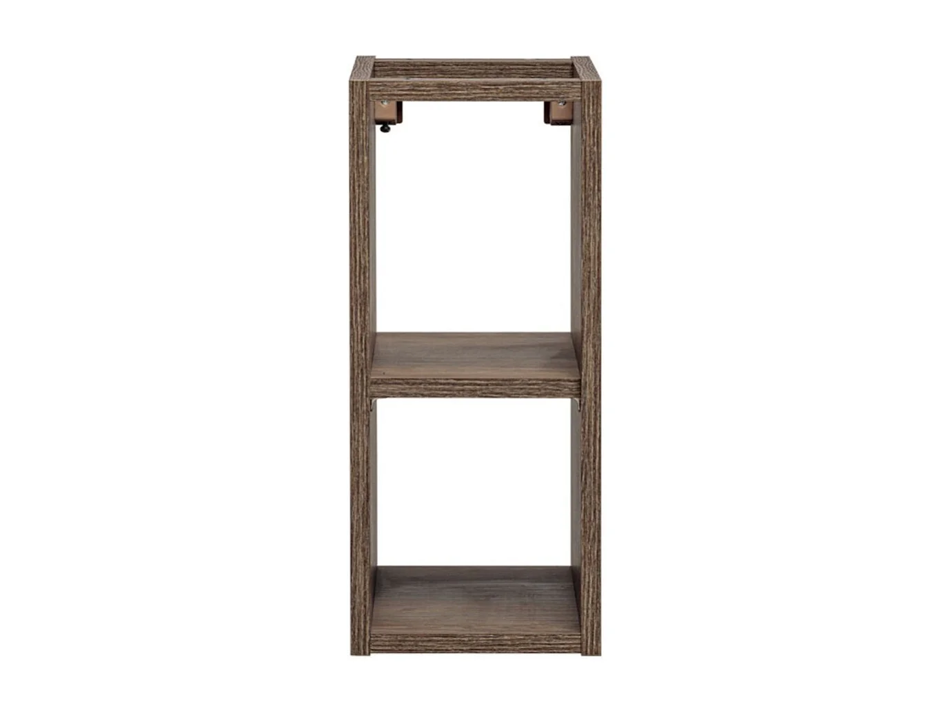 Meuble de rangement salle de bain VANTA chêne foncé 20 cm – Module suspendu avec tablette