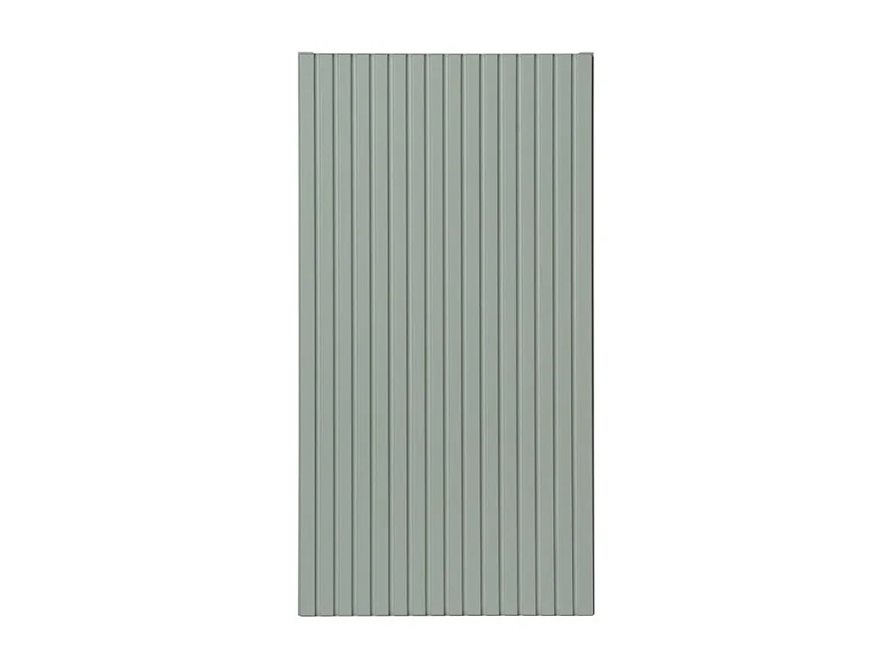 Meuble de rangement salle de bain ELVINA – 1 porte – H57 cm – Vert sauge pastel – Meuble suspendu