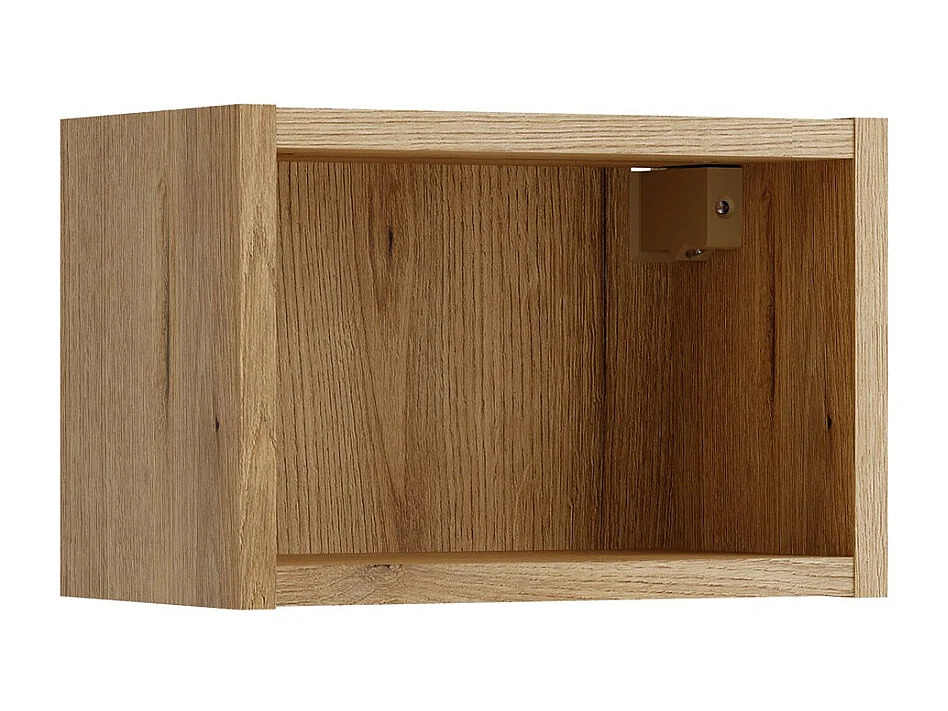 Cubo de almacenamiento para baño VANO 30 cm roble colgado con nicho