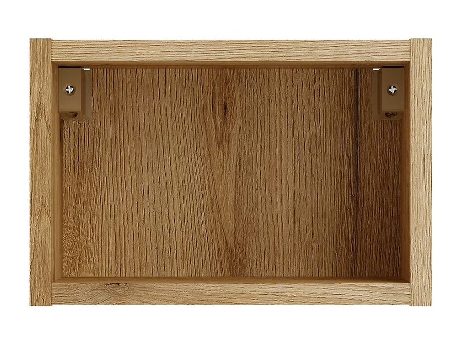 Cubo de almacenamiento para baño VANO 30 cm roble colgado con nicho