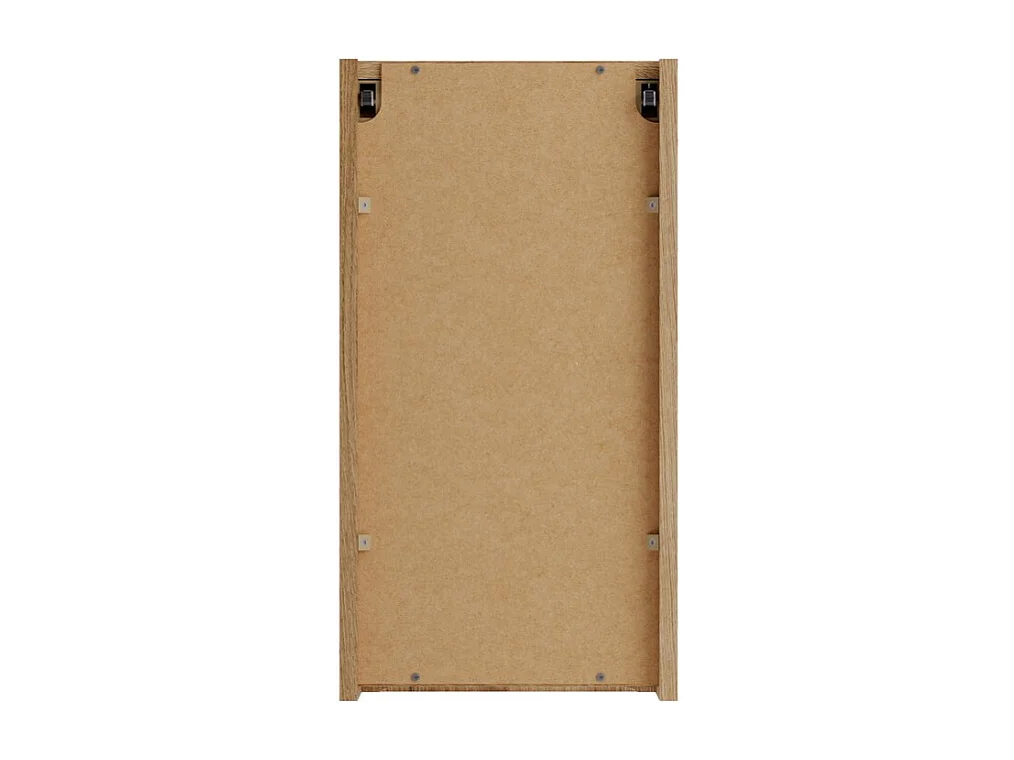 Meuble de rangement salle de bain VANO 57 cm chêne suspendu avec porte