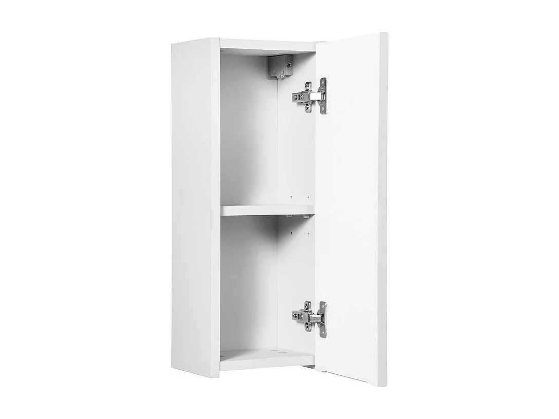 Meuble de rangement VANO – 1 porte – Blanc alpin – L20 × P18 × H57 cm – À suspendre