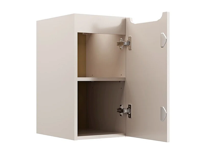 Meuble de rangement VANO – Marron congo – L30 × P39 × H57 cm – À suspendre – Salle de bain