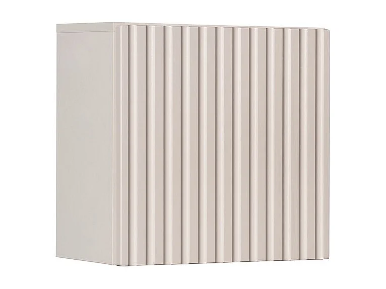 Meuble de rangement salle de bain VANO – 1 porte – Marron congo – L30 × P30 × H18 cm – À suspendre