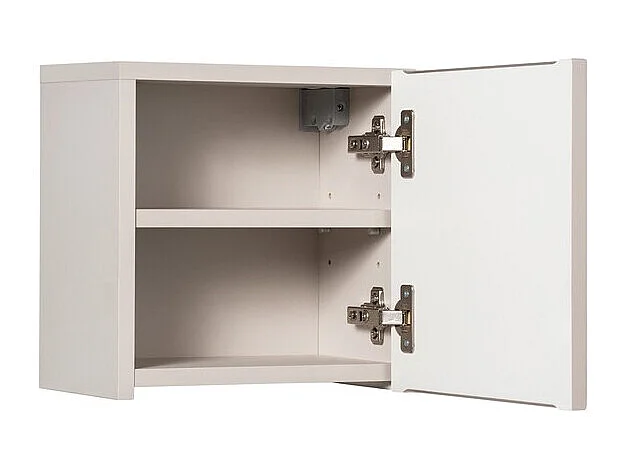 Meuble de rangement salle de bain VANO – 1 porte – Marron congo – L30 × P30 × H18 cm – À suspendre