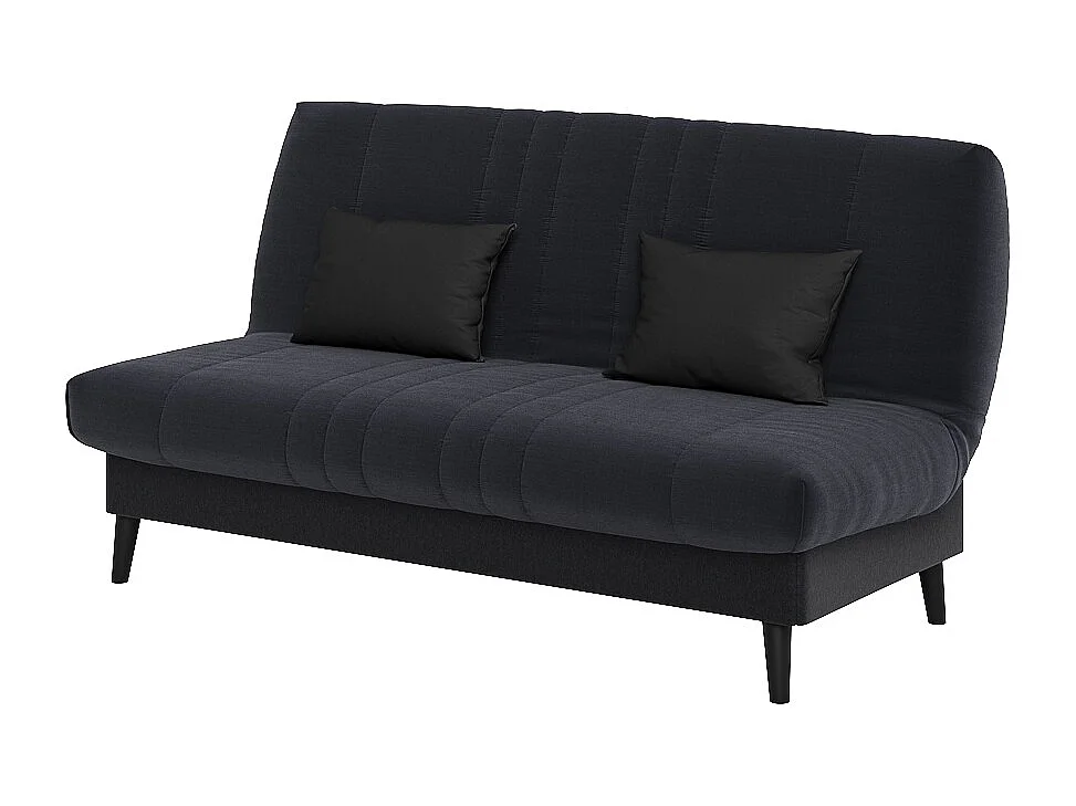 Banquette convertible Elios clic clac, couchage 130 x 190 avec rangement intégré + 2 coussins OFFERTS, Coton pacifico