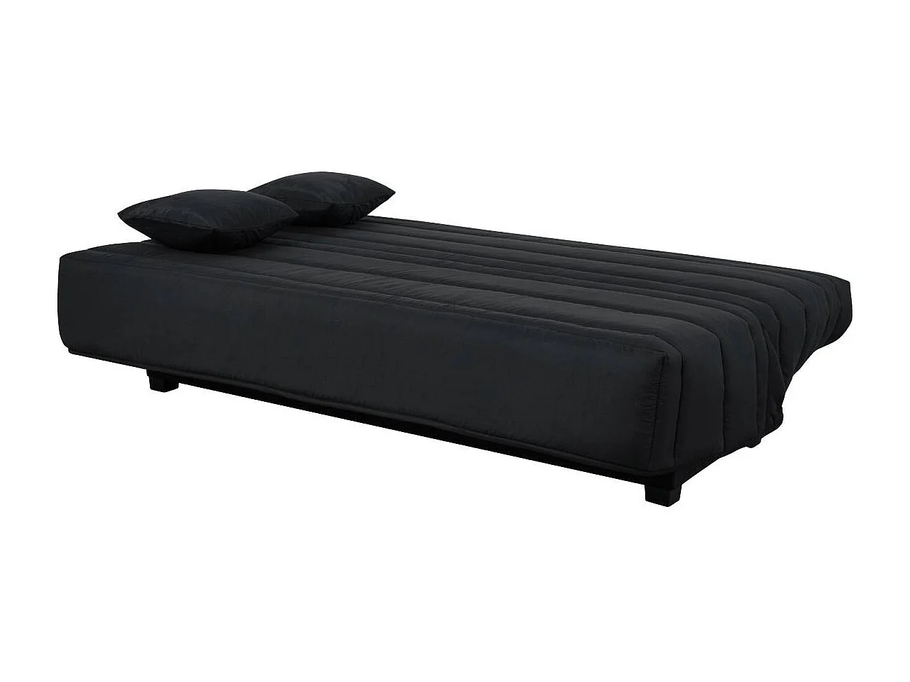 Banquette CC ORLANDO 130 x 190, matelas Dunlopillo, pearl noir