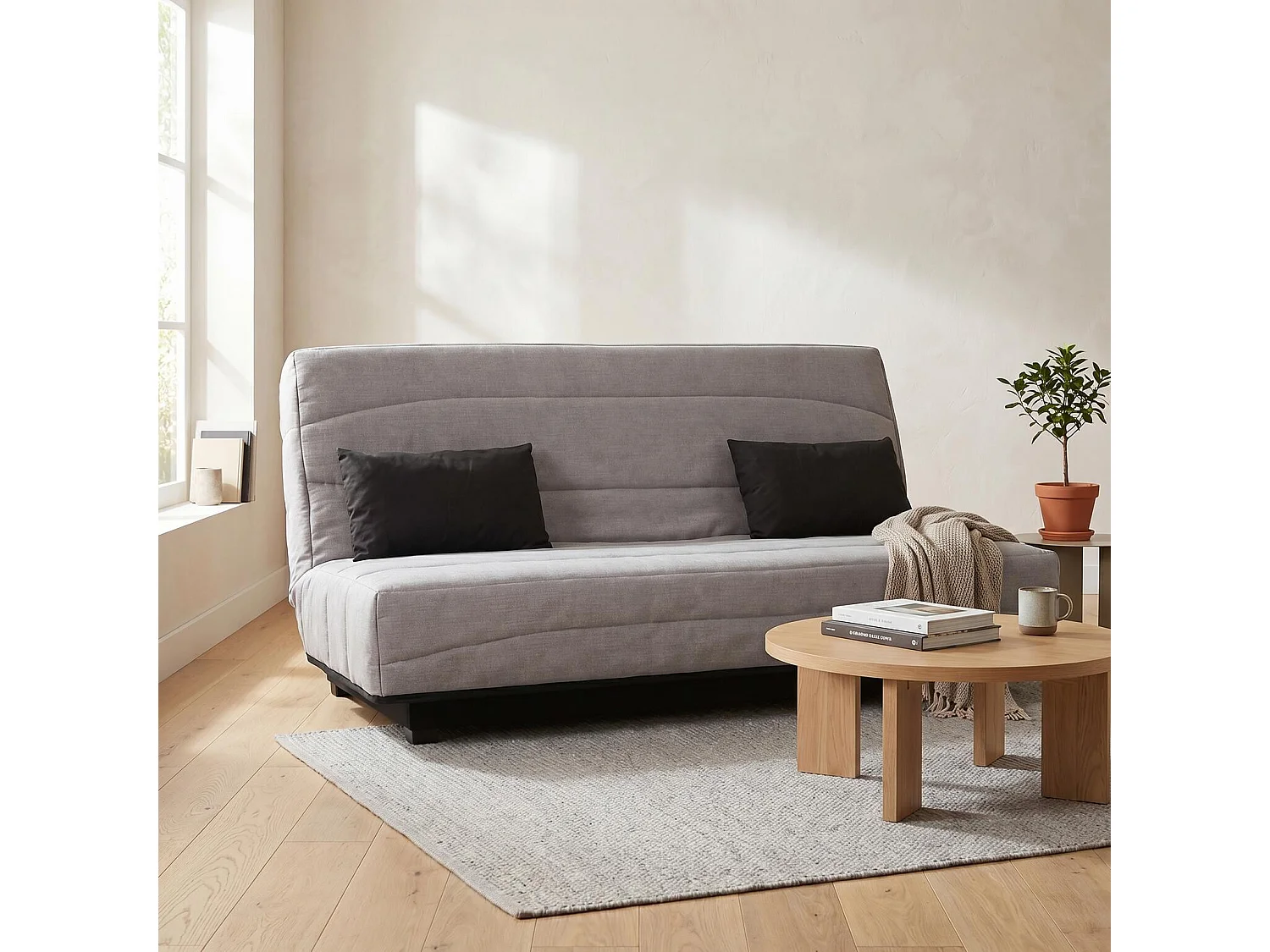 Banquette CC NOE 130 x 190, cape gris