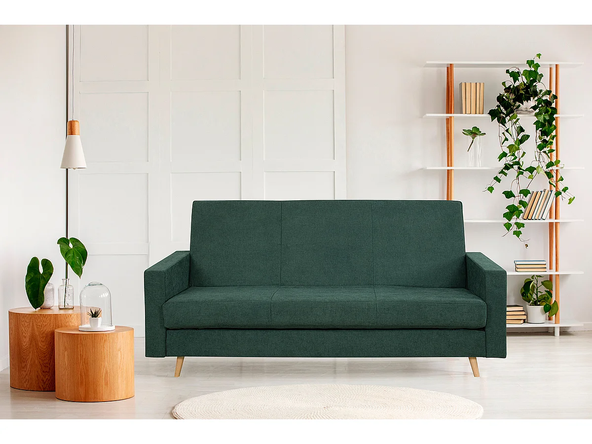 Canapé Clic Clac Premier Cru Rain Forest, couchage directe 190 x 120