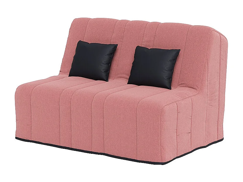 Banquette convertible GAIA BZ , couchage 160x200, avec 2 coussins OFFERTS, Rose
