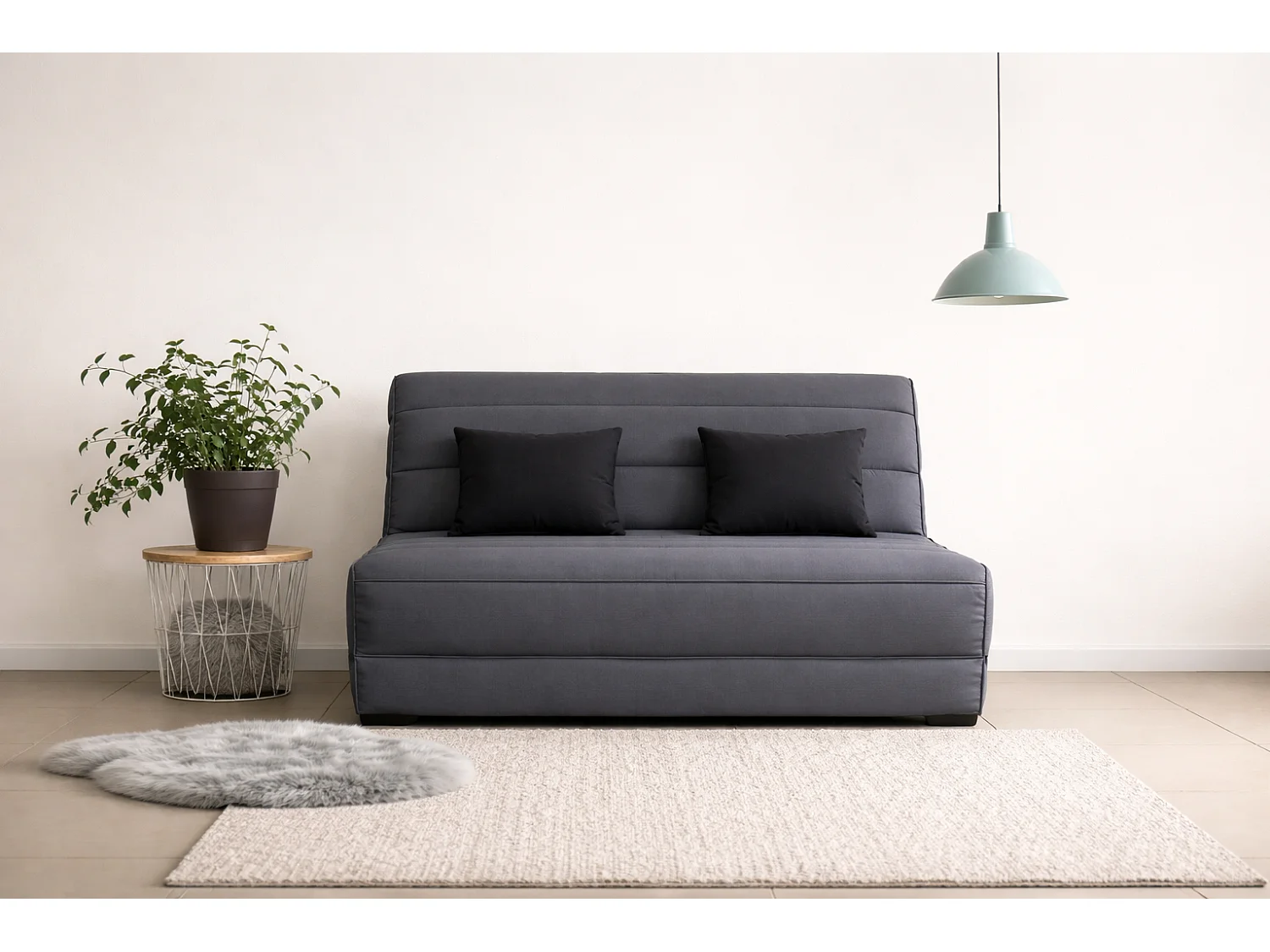 Banquette BZ CECILIA 140 x 190, pearl gris