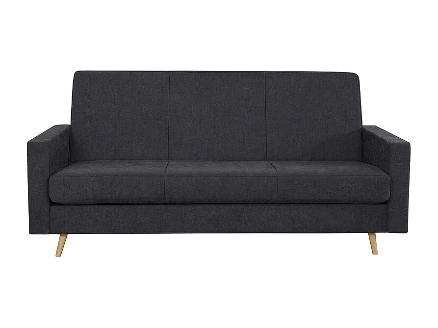 Canapé Clic Clac Premier Cru Graphite, couchage directe 190 x 120