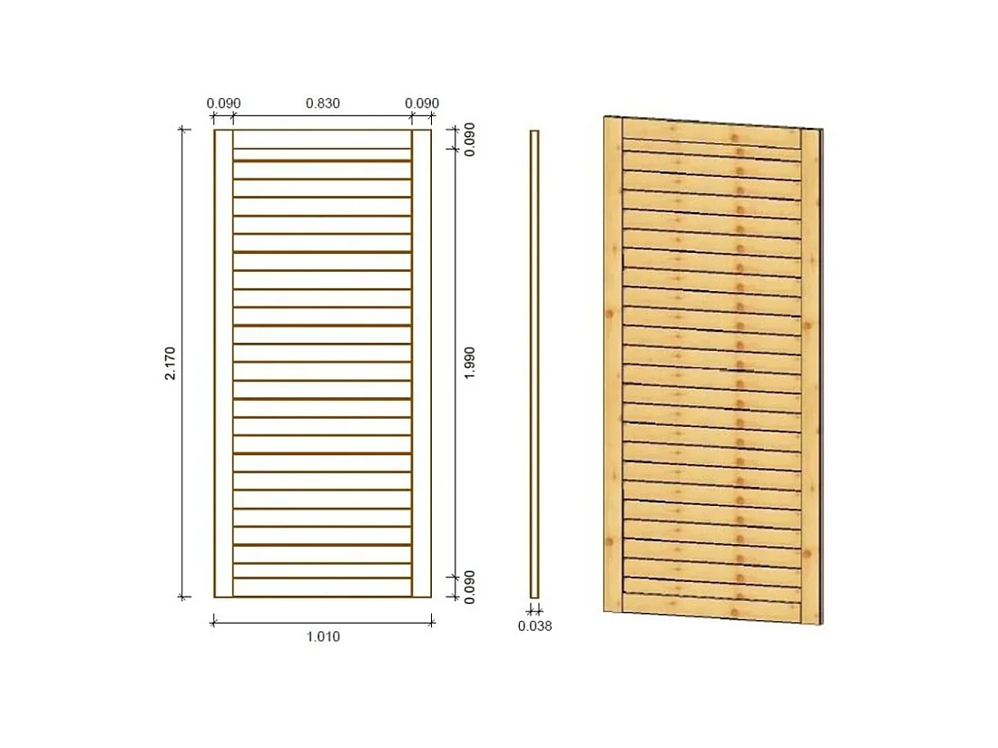 Gazebo da giardino in legno pergola 4.04x4.04 m con pannell - Impregnata - ALT132 - ALTANKA